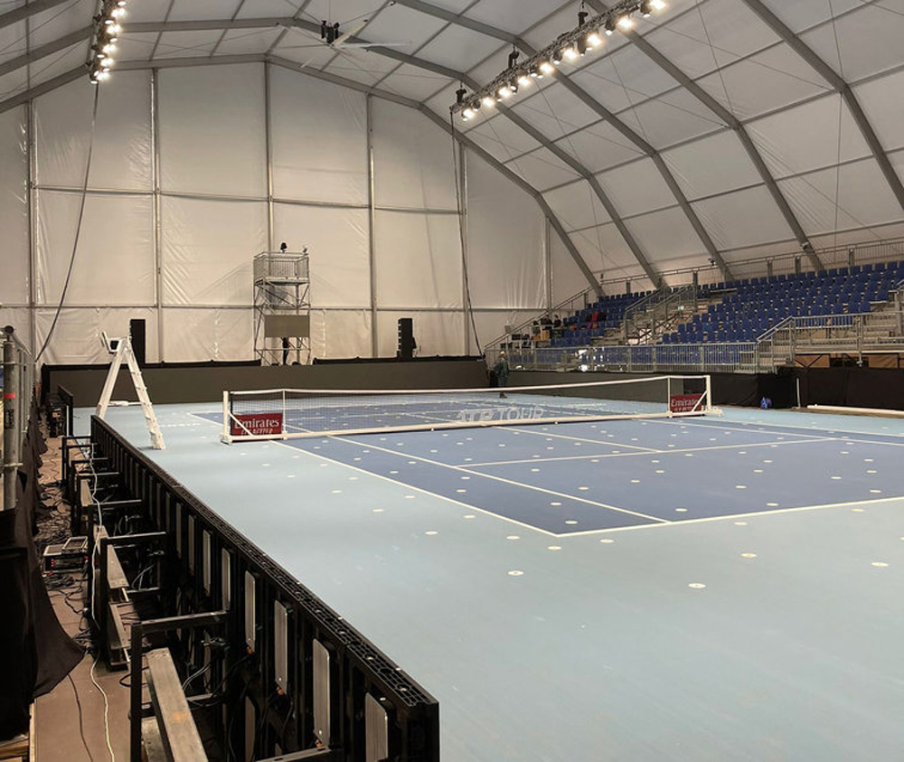 Read more about the article ATP Tour 2021 Smart Arena Flutlicht für die Tennis-Weltspitze