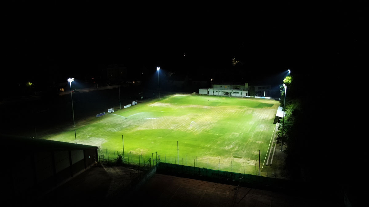 Read more about the article Smart Arena LED floodlighting for the ASV Hinterbrühl